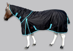 Tech Equestrian rainsheet capuche détachable pour protection pluie stable et pratique