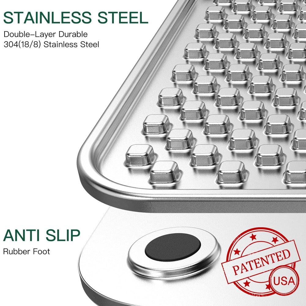 Techphardo Tapis Léchage Inox Double Paroi pour chat, moustaches confortables et quotidien agréable.