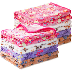 Tegeme couverture chien 24x16 cm velours corail, douceur idéale pour les siestes.