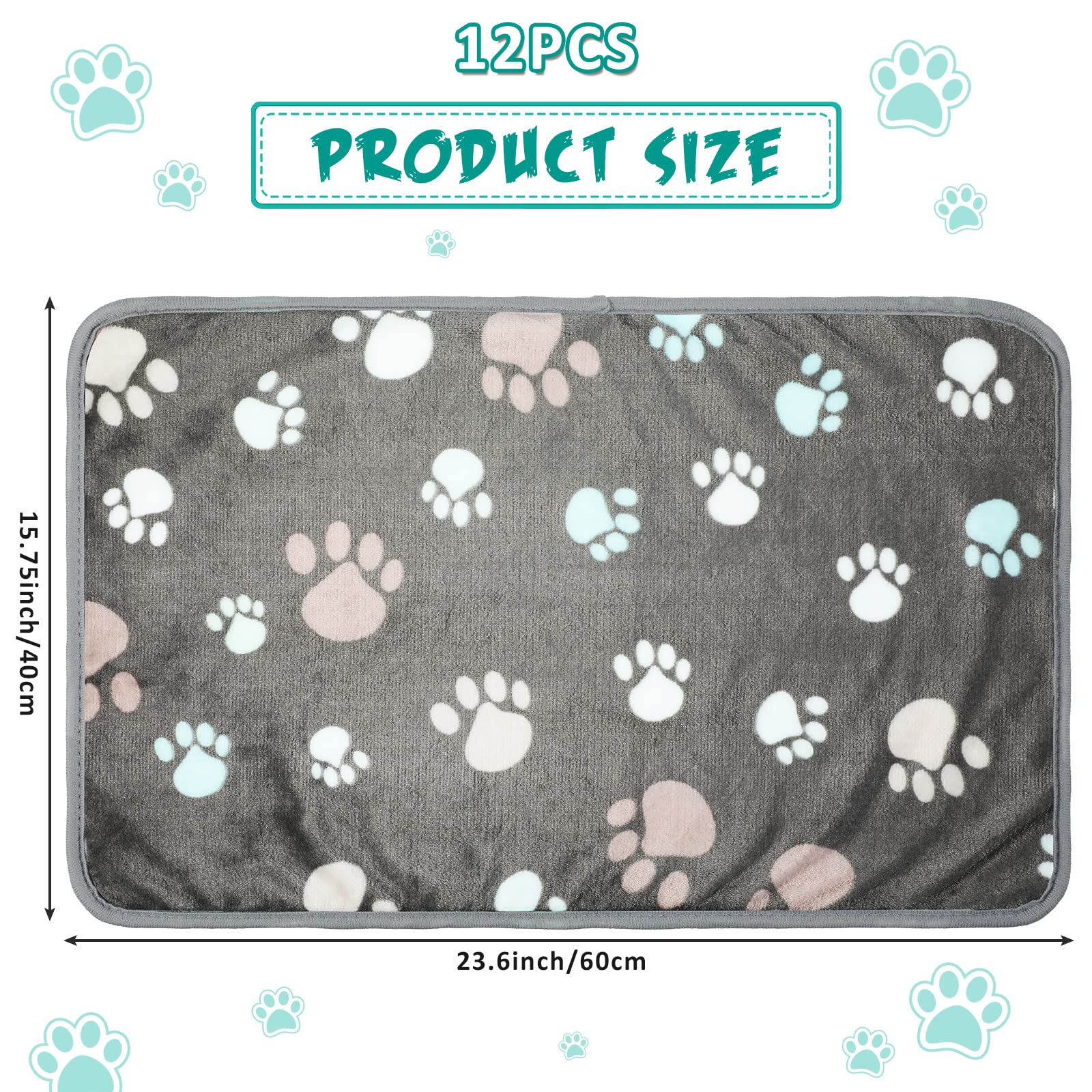 Tegeme couverture petites tailles chien chat, peluche légère