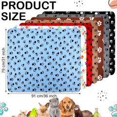 Tegeme 12 couleurs: couverture polaire variée pour égayer le petit animal.