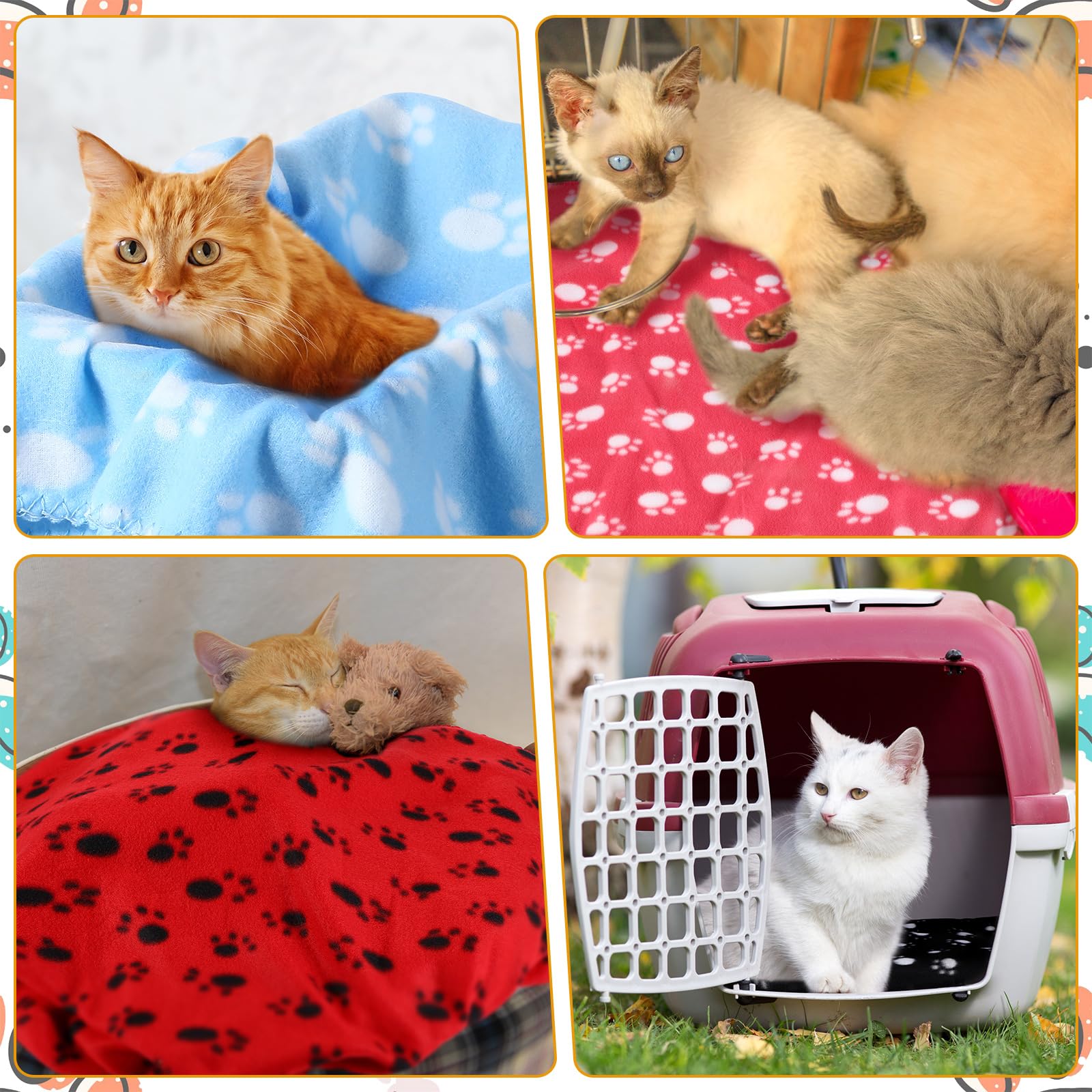 Utilisation polyvalente: tapis, drap ou sous-plat pour cage et couchage.