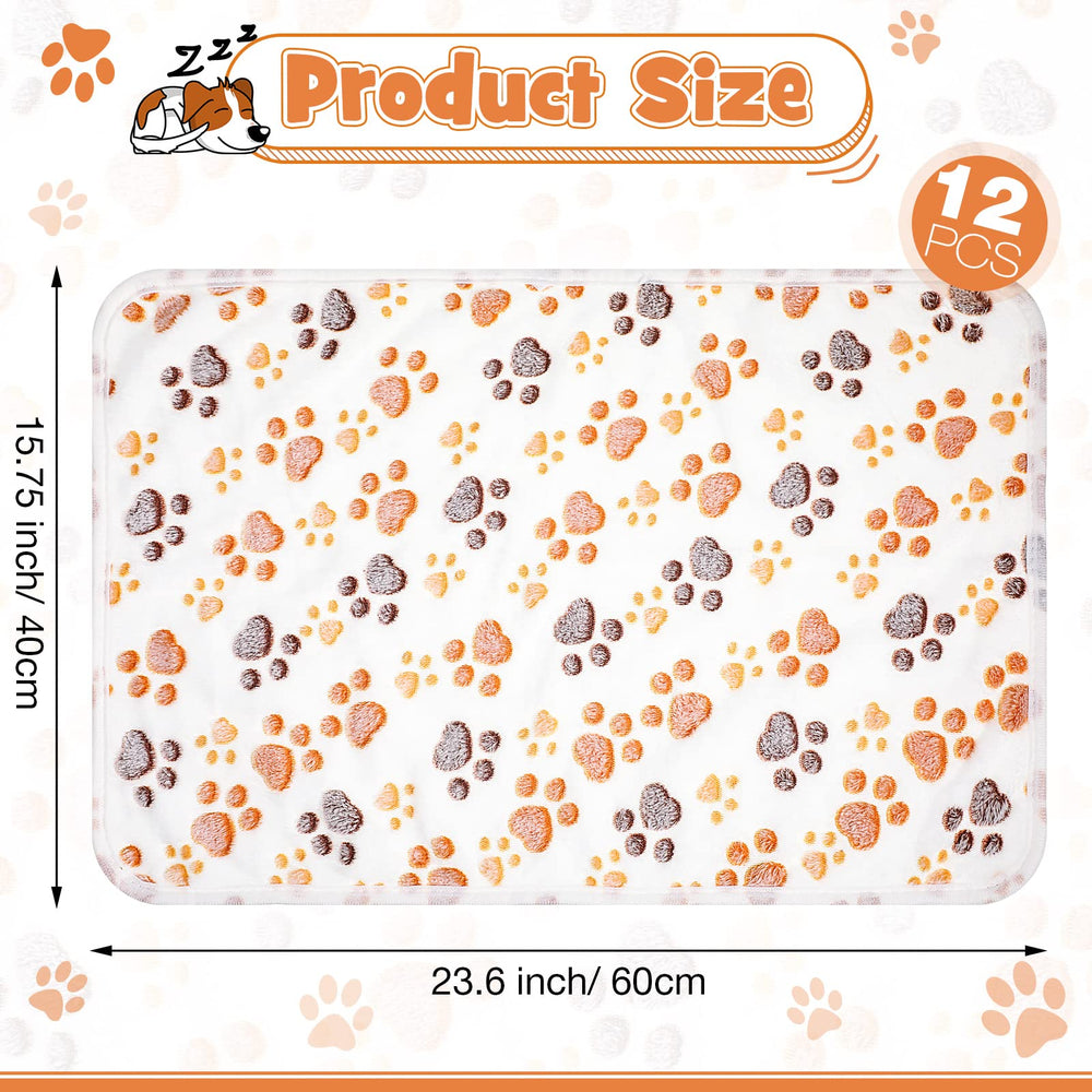 Tegeme, plaid peluche doux pour petits chiens et chats, chaleur légère.