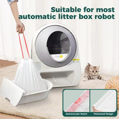 TELEGLO liner litière robotisée anti-odeurs, usage propre et efficace.