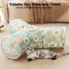 Tempcore tunnel chat 3 voies pliable et portable pour voyage