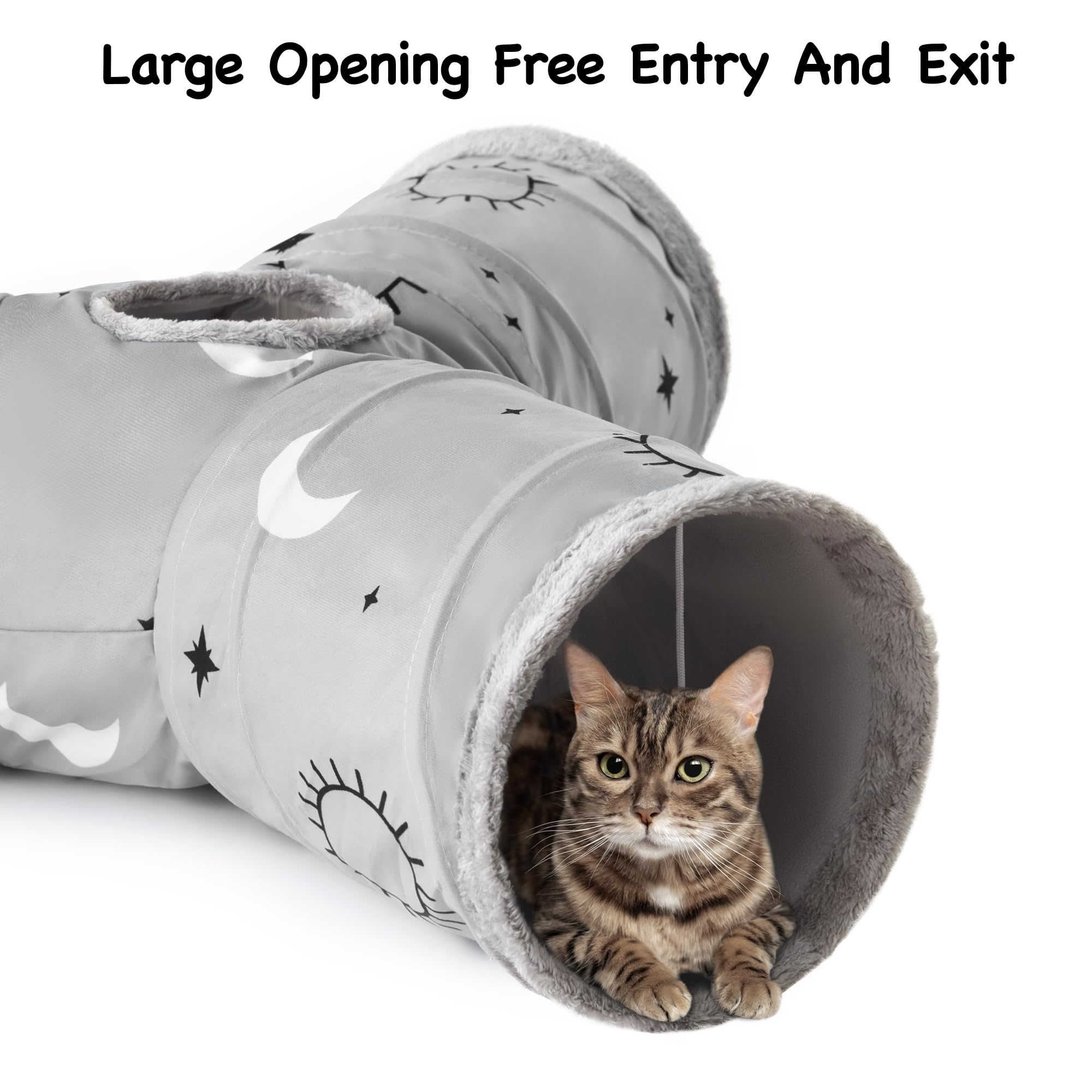 Tempcore tunnel-chat-doublure-polaire offre intérieur chaleureux et confort.