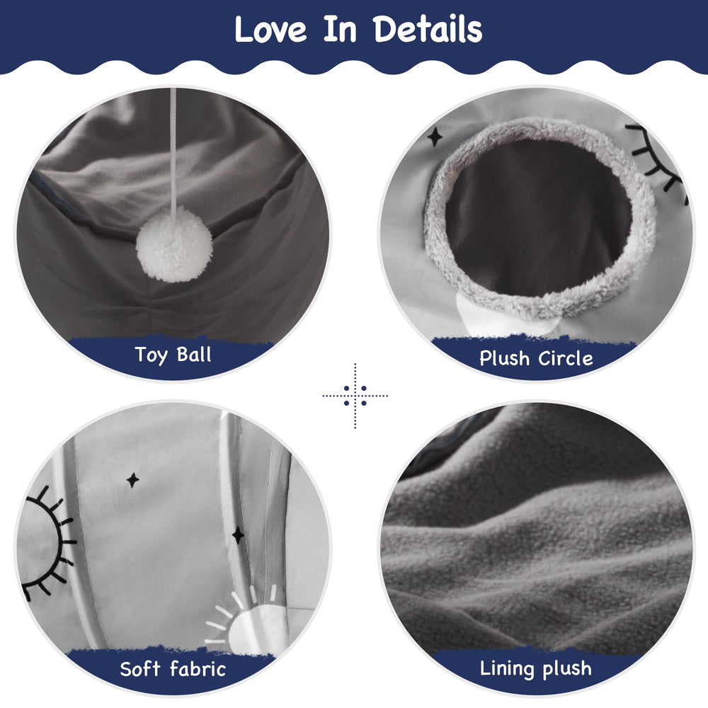 Tempcore tunnel-chat-pliant-portatif se transporte facilement partout.