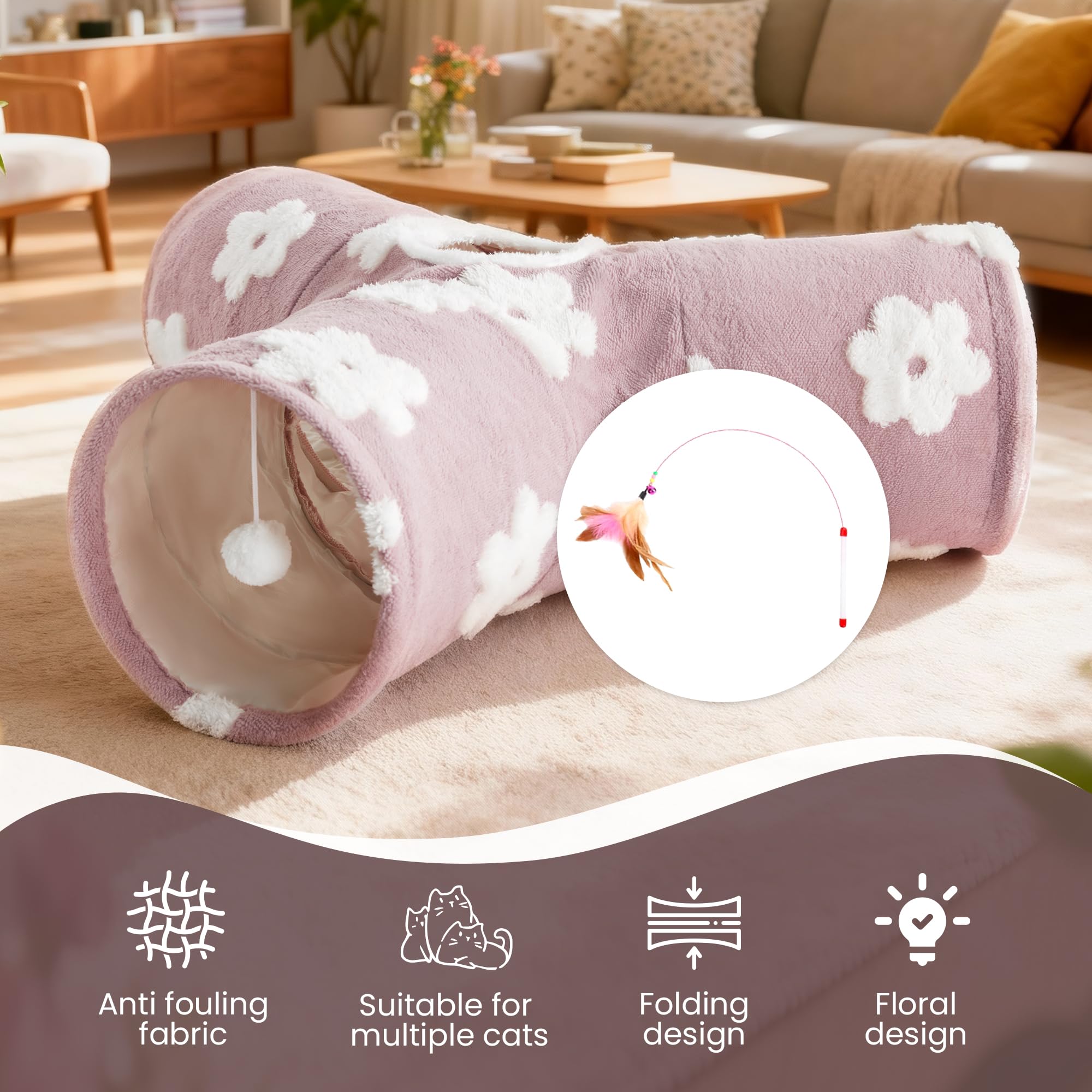 Tempcore tunnel chat trois tubes: exploration et amusement.