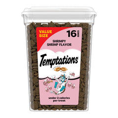 Temptations Chat Crevette Shrimp, croquant extérieur et moelleux intérieur, récompenser votre chat.