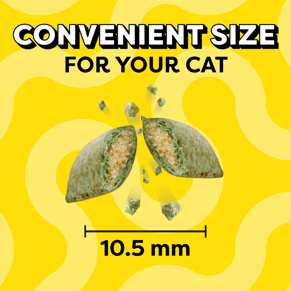 Friandises Temptations pour chats adultes, goût apprécié et équilibré.
