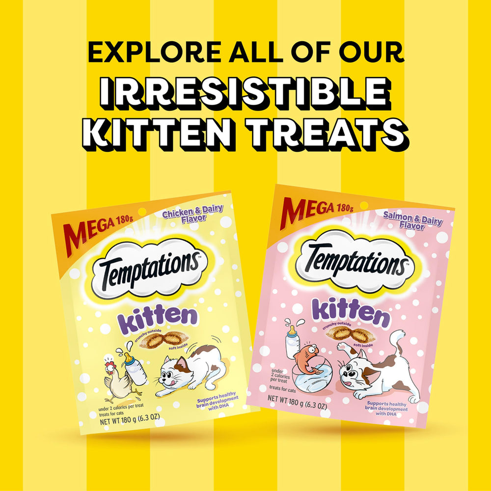 Temptations chaton usage topping-repas: enrichir le repas quotidien.