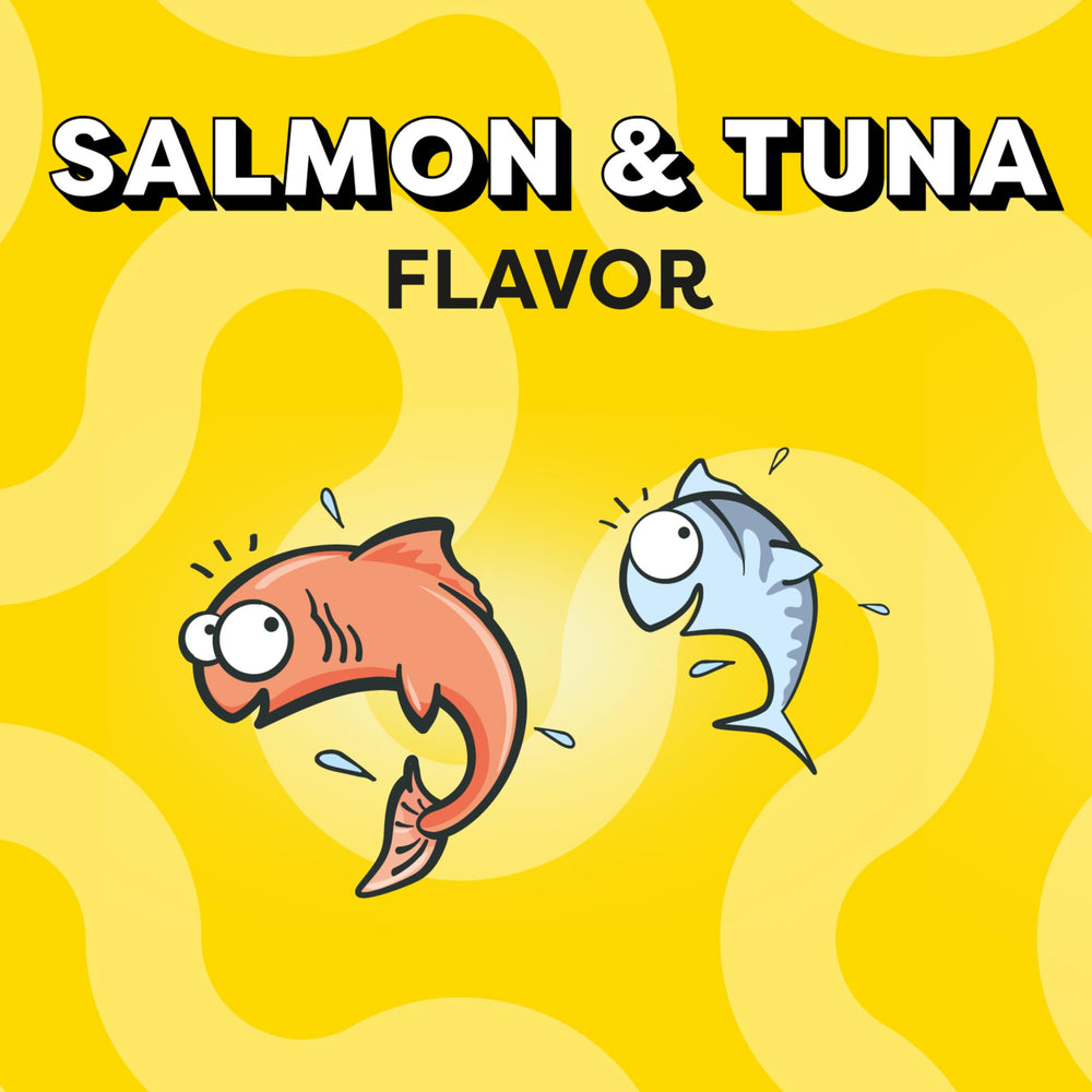 Temptations Meaty MixUps friandise molle pour chat, profil saveur saumon-thon