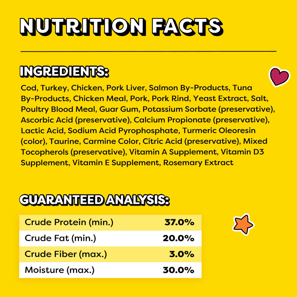 Temptations Meaty MixUps chat moins de calories par bouchée, récompense légère