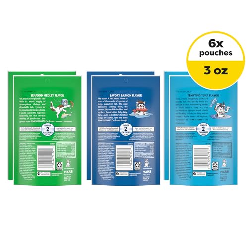 Variété Mer en pack de 6 sachets 3oz, pratique et facile à partager.