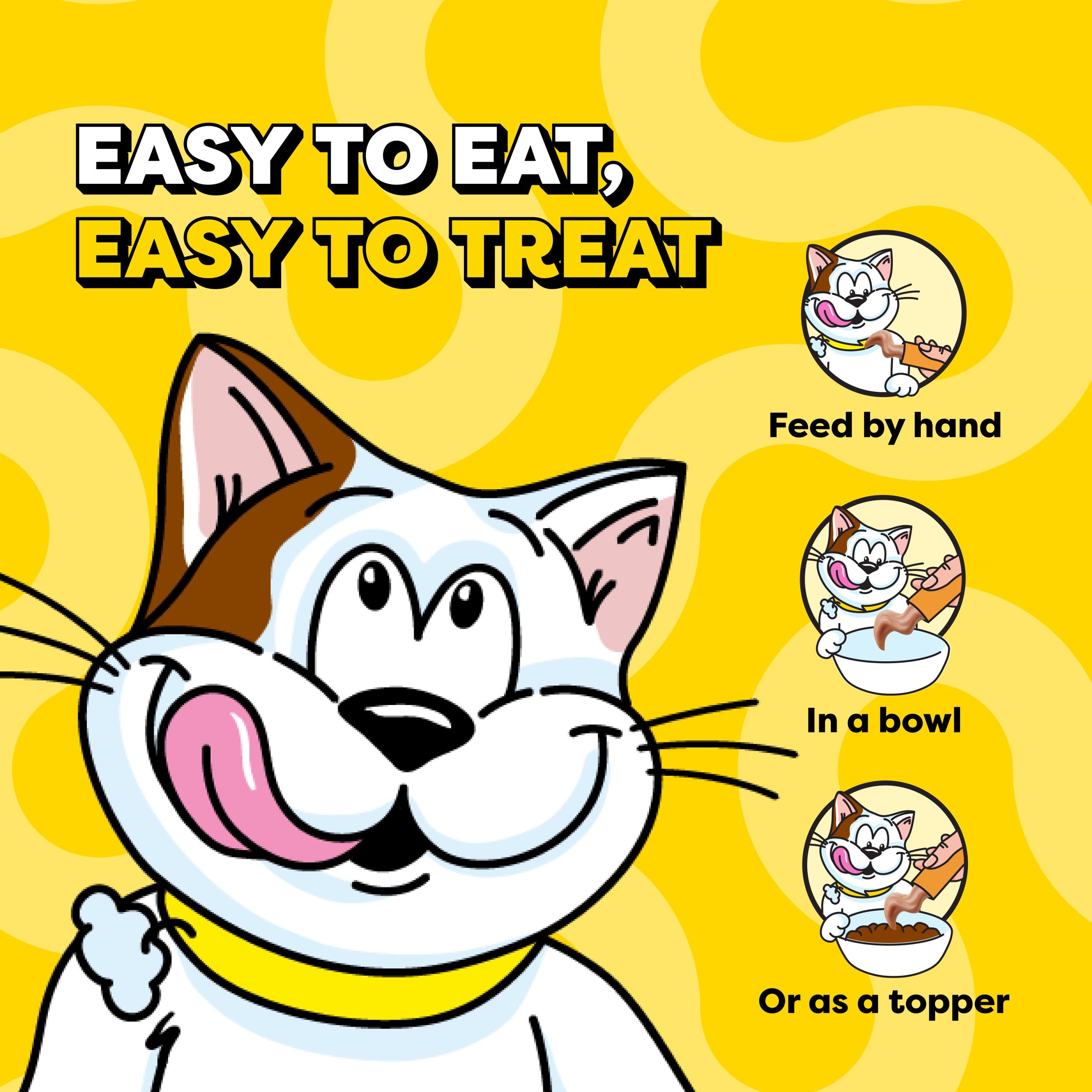 Temptations Purée Crème Fromage Chat: convient aux chats adultes et seniors.