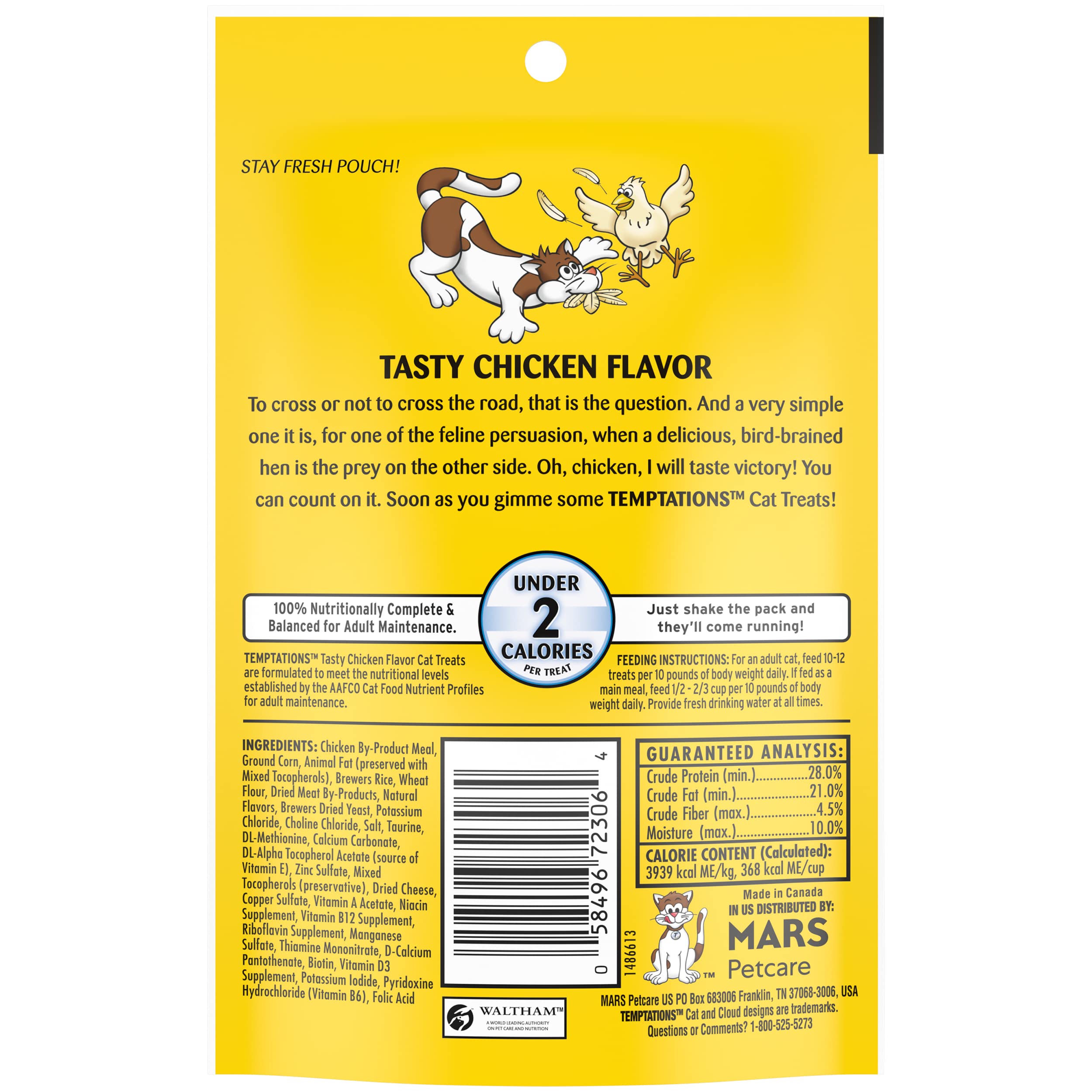Sachet refermable Temptations 3oz pour fraîcheur durable