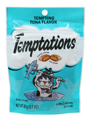 Temptations Tempting Tuna emballage pratique, idéal pour récompenser votre chat au quotidien.
