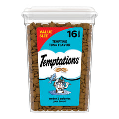 Friandises Temptations au thon pour chat avec texture croquant-moelleux et pack fermé