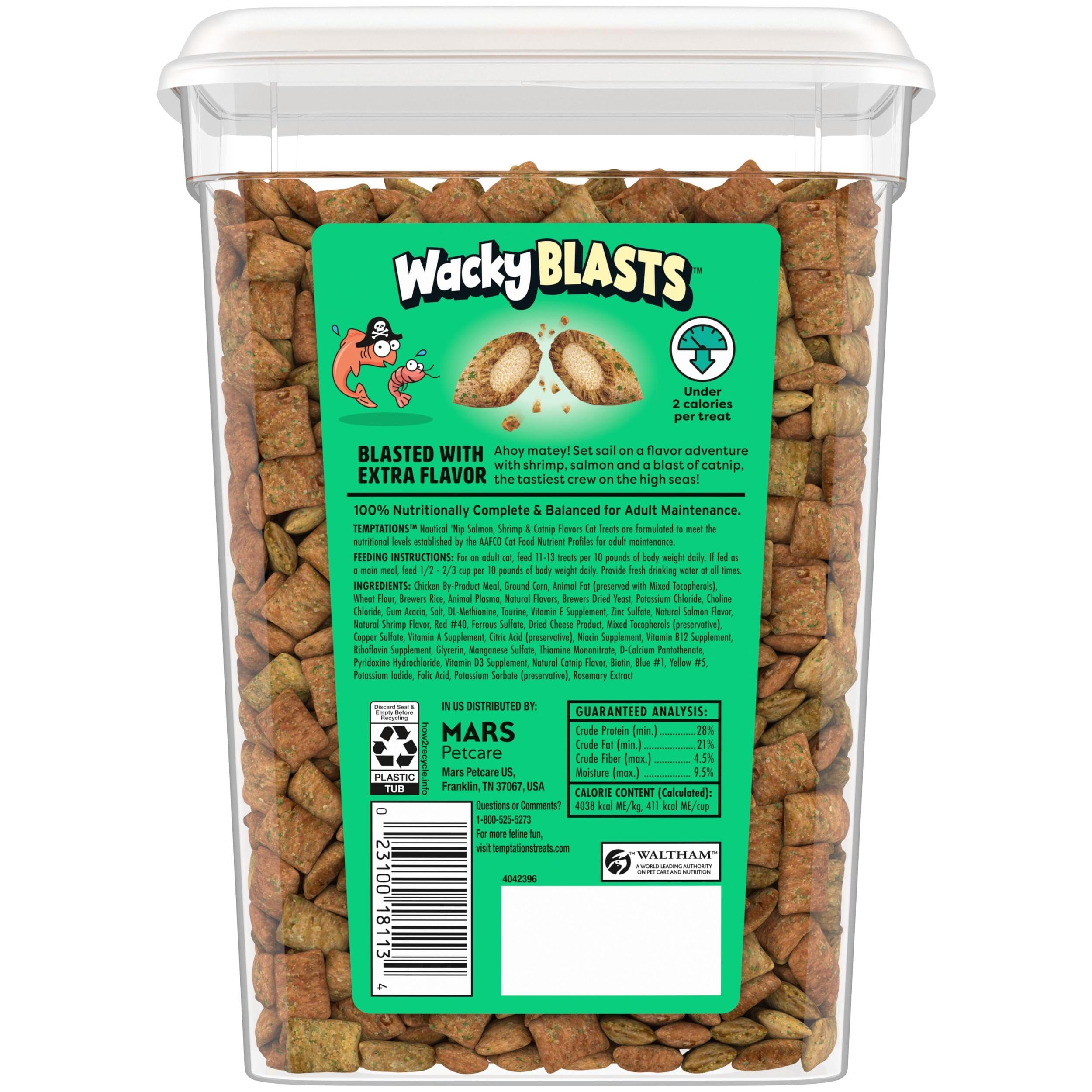 Temptations Wacky Blasts : parfait pour récompenser lors du jeu et de l’entraînement.