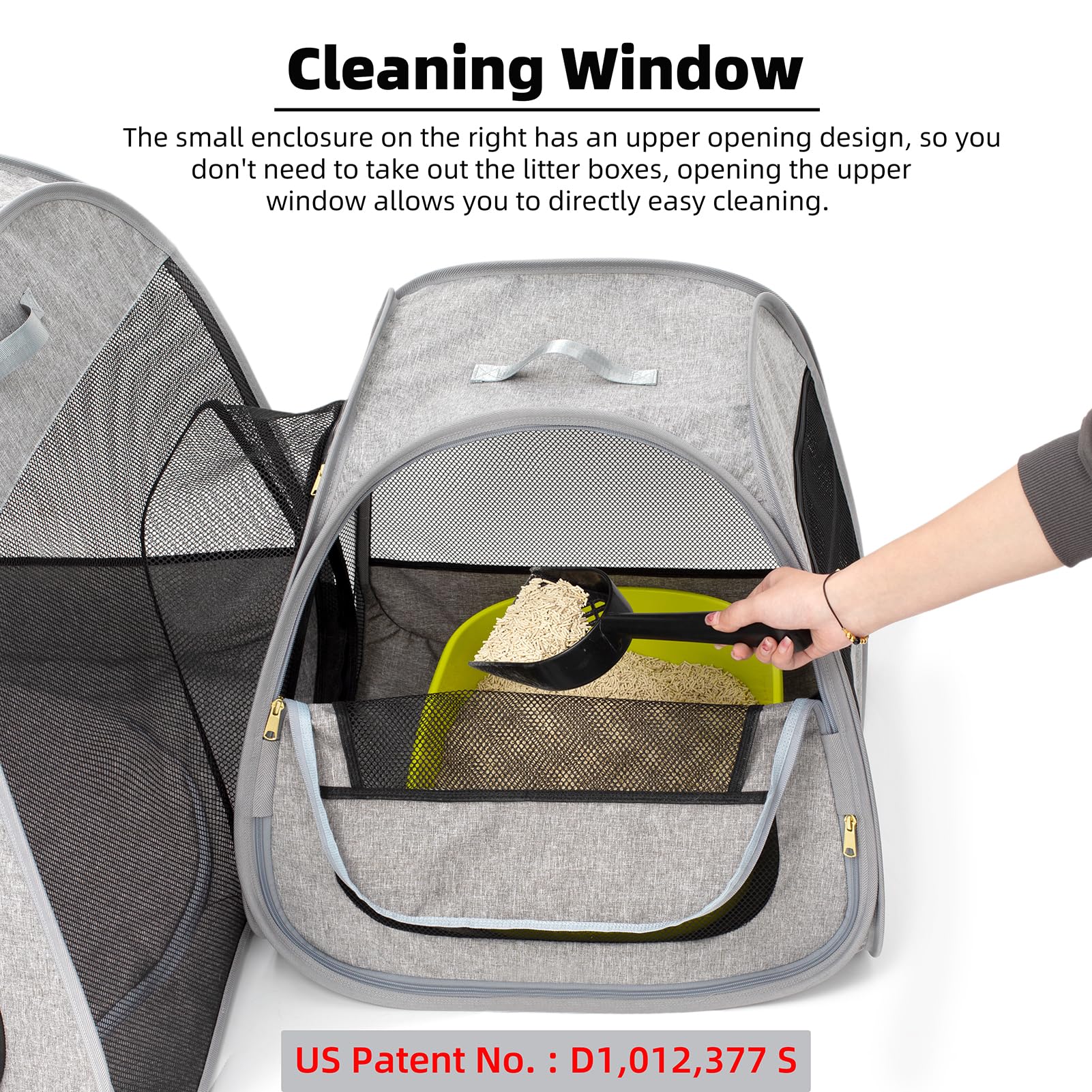 Tenrai enclos petit animal structure solide en acier et tissu pour une installation durable.