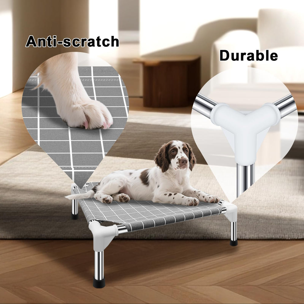 Tensorsine lit portable pour chien, cadre léger idéal voyage.