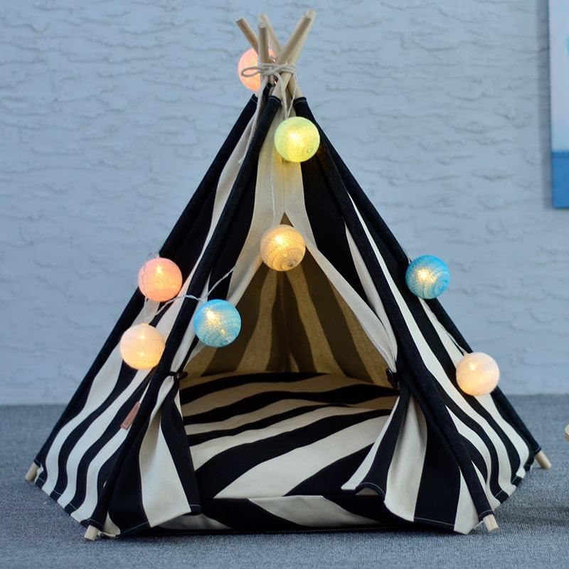 Tente-lit pour chat et chien: design portable et pratique.