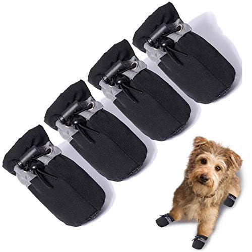 TEOZZO bottes pour chien – doublure douce pour chaleur et douceur.