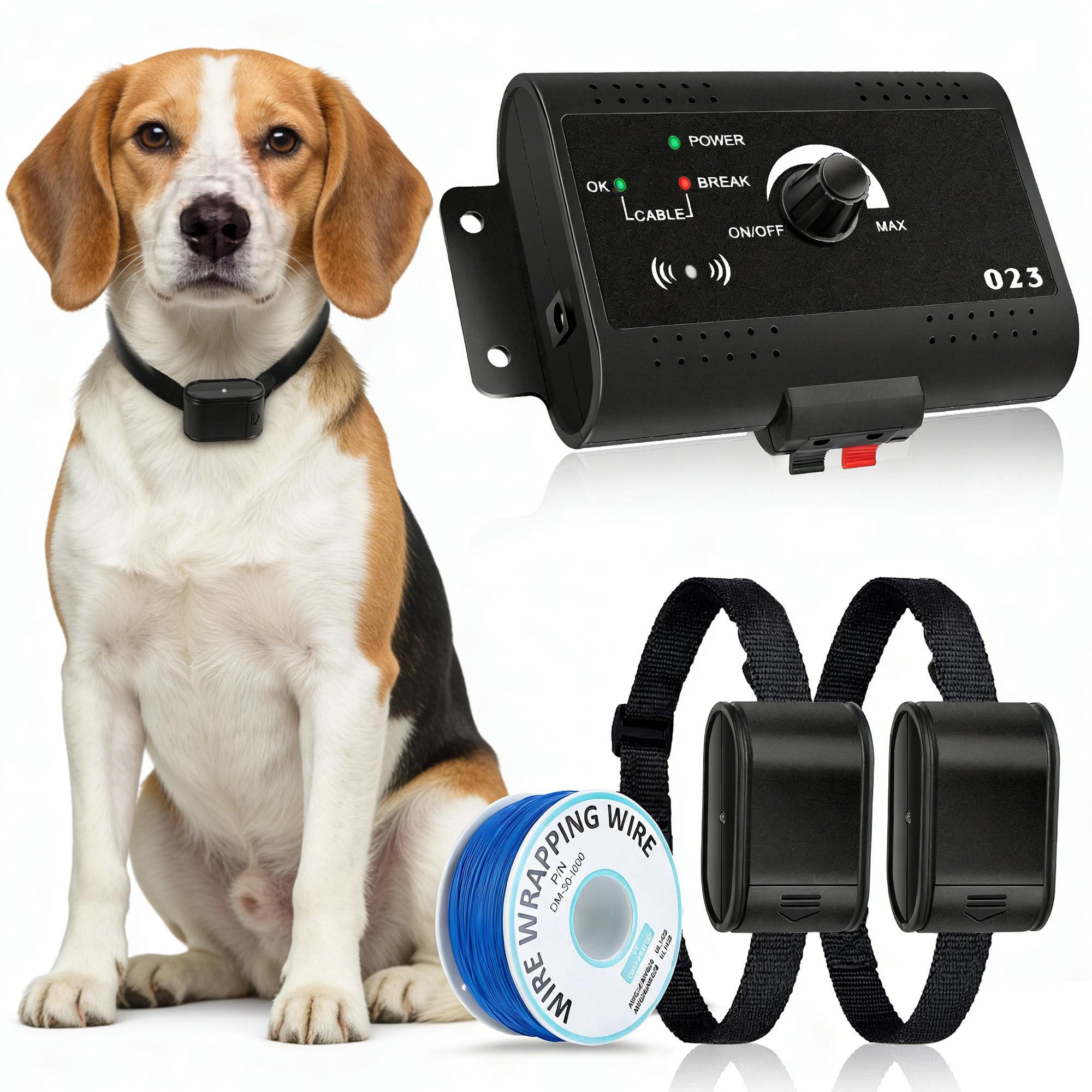 TeqHome transmetteur cloture-électrique: précision et fiabilité pour délimiter le territoire du chien.