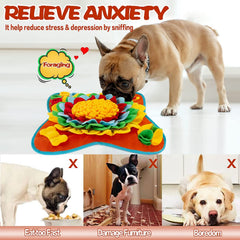 Tesitehi Snuffle Mat base anti-derapante et bandouliere, stabilité pendant les sessions