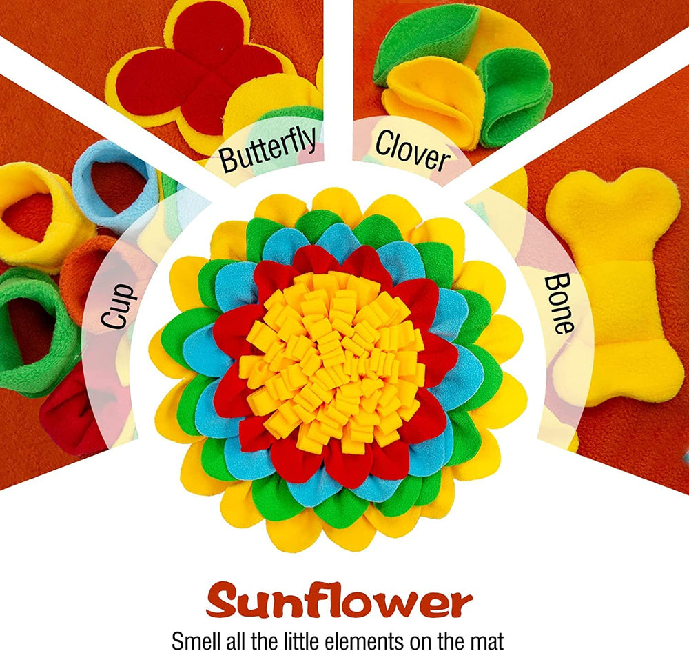 Tesitehi Snuffle Mat os-sifflet-bb, attirer l attention du chien avec un element ludique