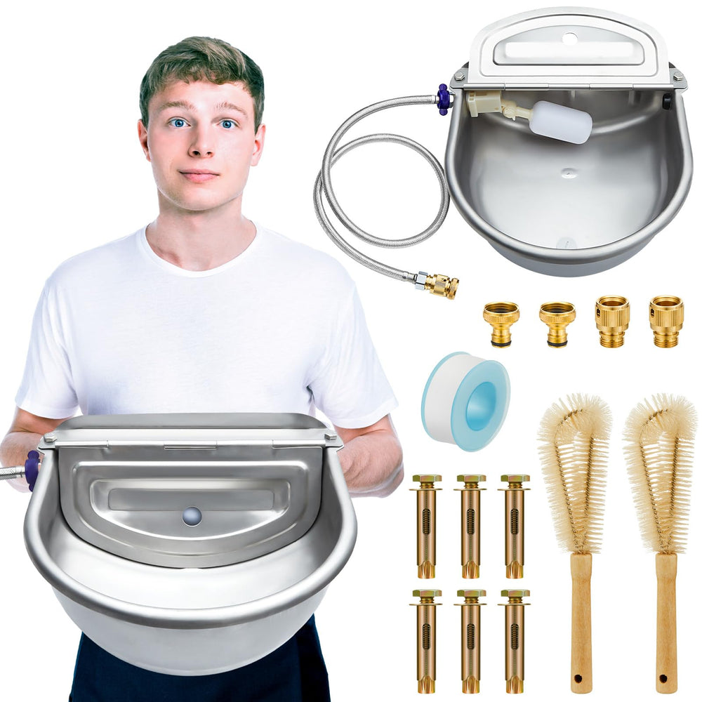 Tessco for you ensemble-bacs-eau-4-5l abreuvoir robuste pour le bétail.