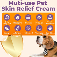 Tetesol Bouteille lotion application facile pour soins ciblés sur chien.