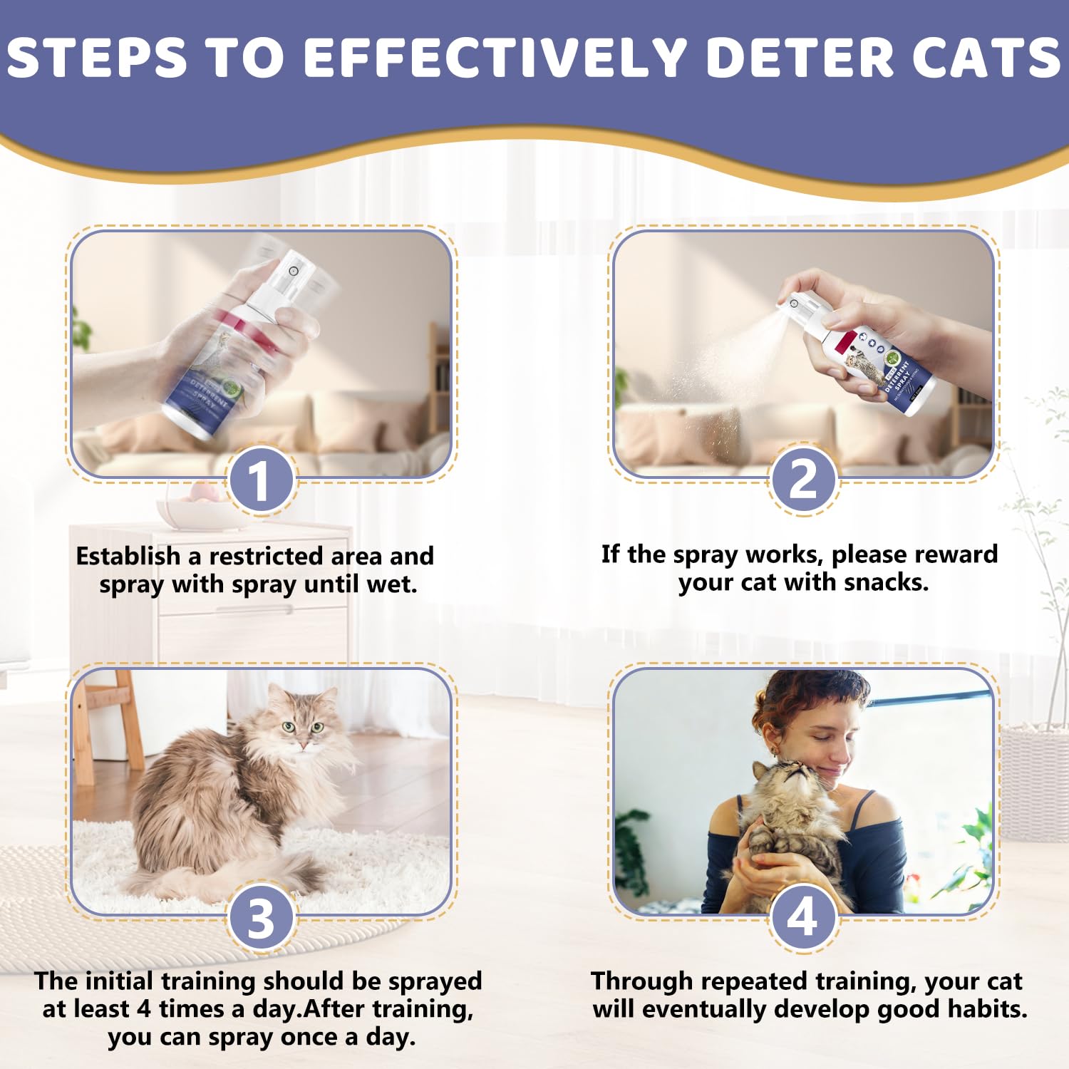 Tetra Anti-Griffe Chat instaurer une routine sans griffures.