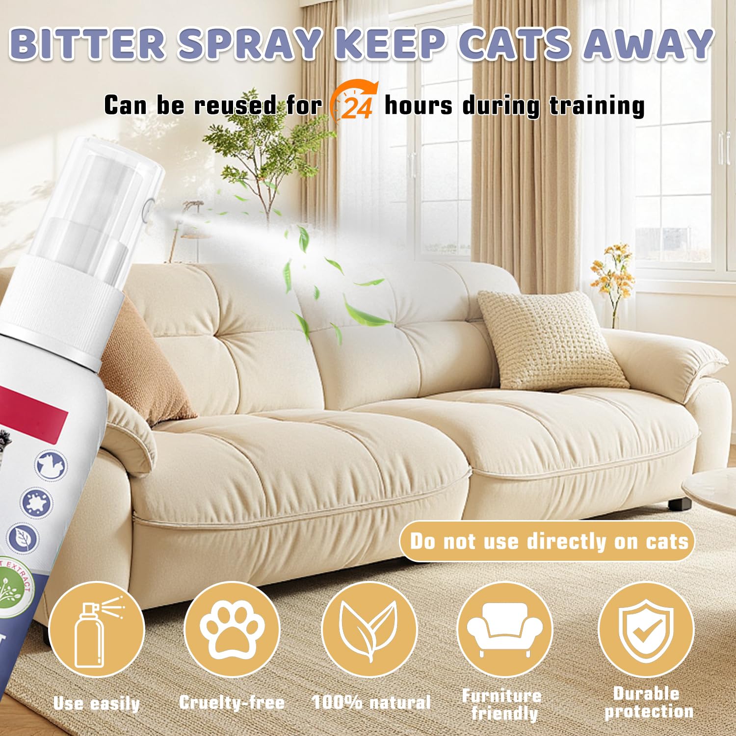 Tetra Anti-Griffe Chat protection durable des meubles.