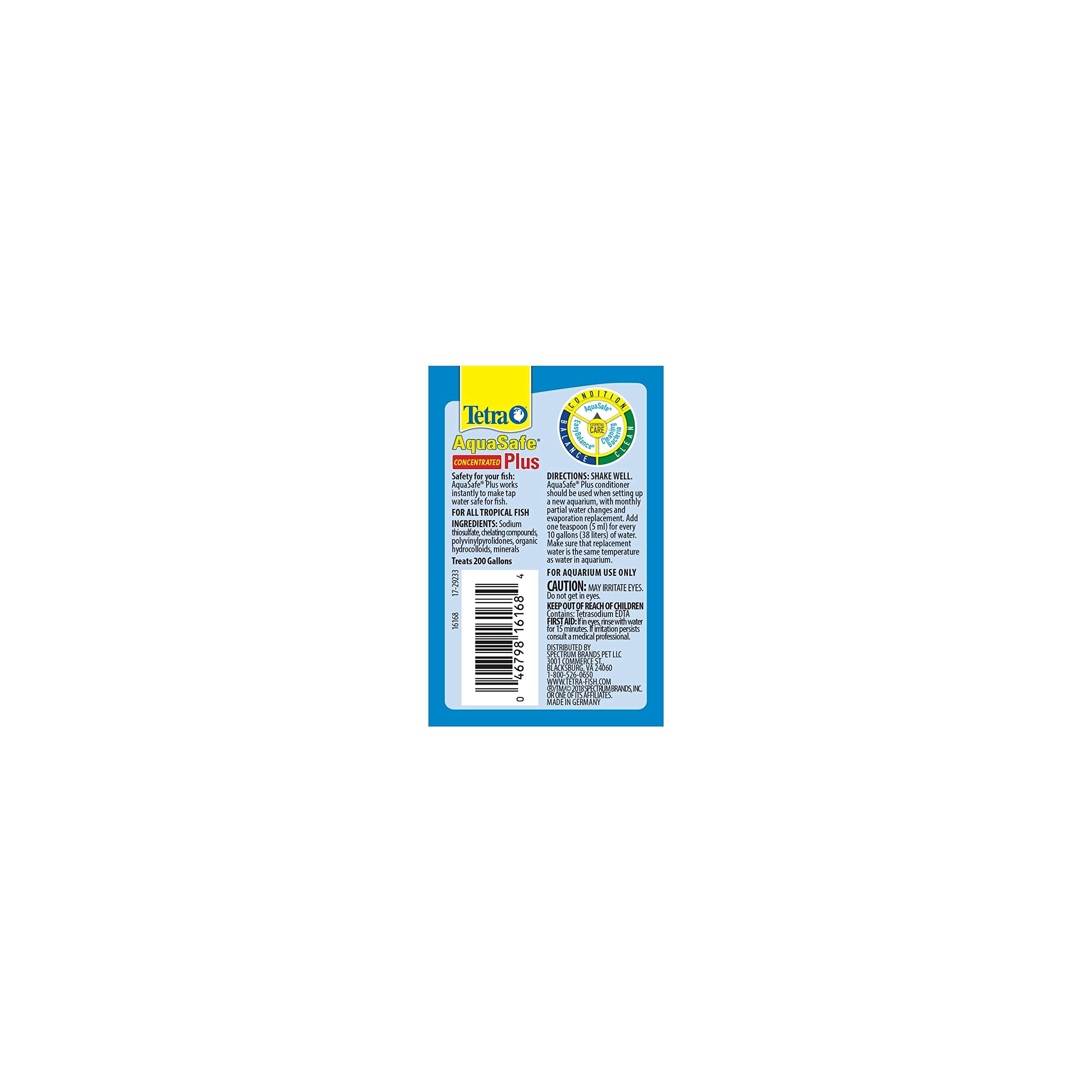 Tetra AquaSafe Plus – formule BioExtract riche en nutriments favorisant un bac sain