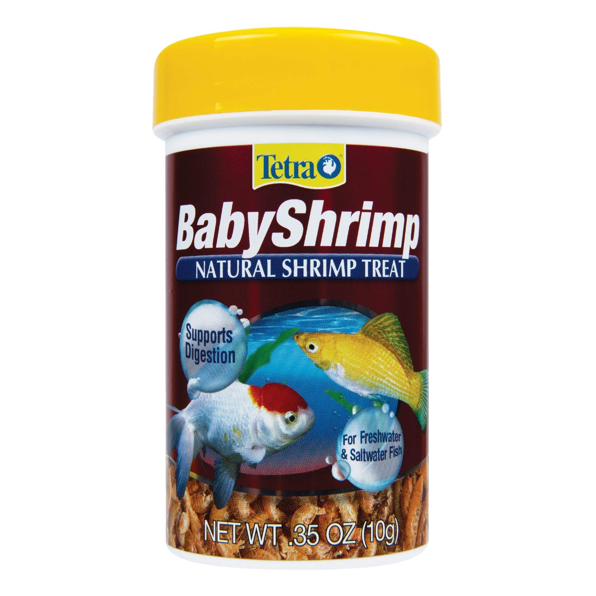 Tetra BabyShrimp emballage pratique pour varier l’alimentation des poissons.