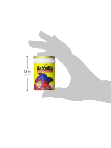 Flocons BettaMin de Tetra – flocons fins et ProCare pour soutien immunitaire.