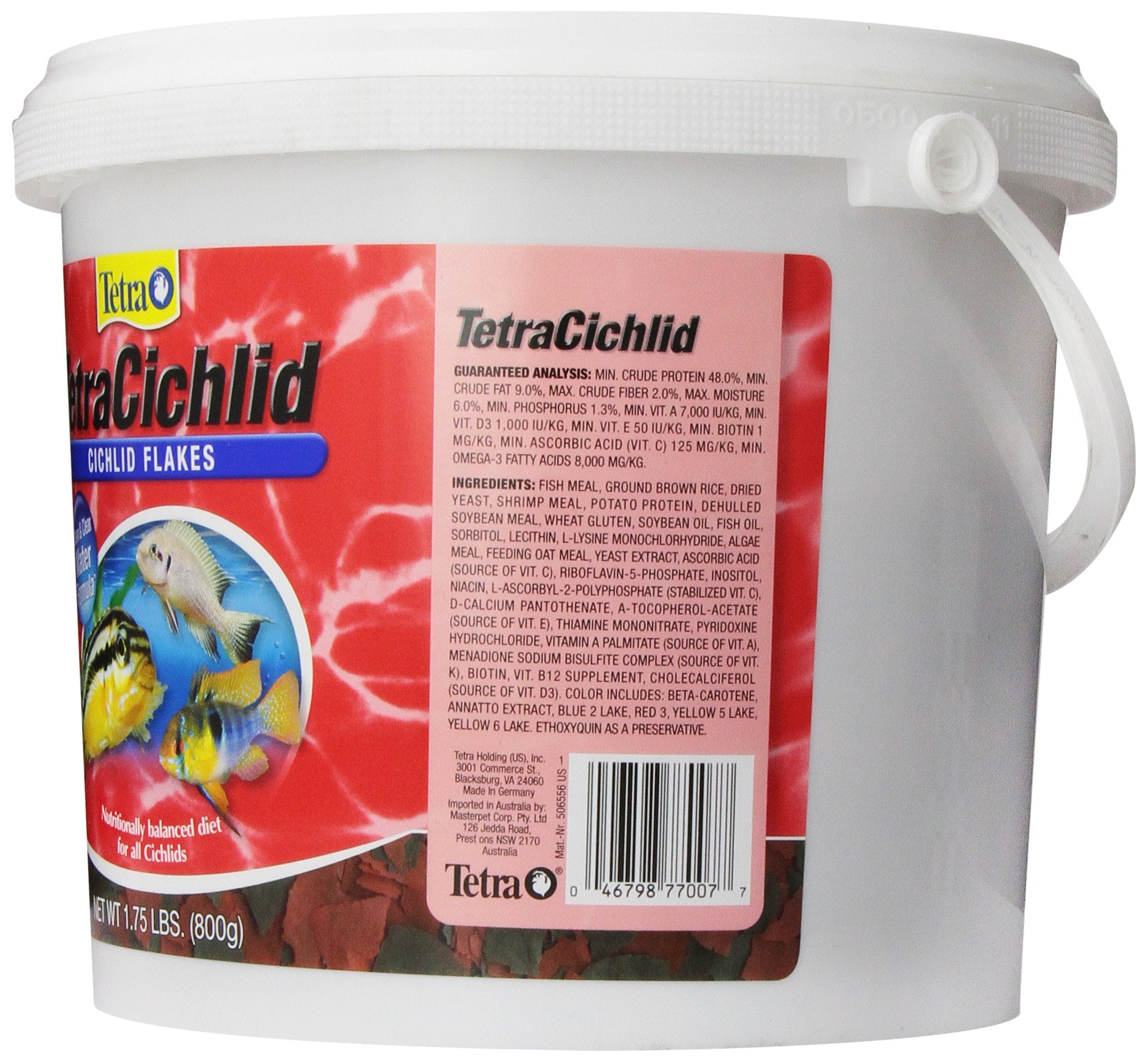 TetraCichlid Flakes formule ProCare soutenant le système immunitaire des poissons