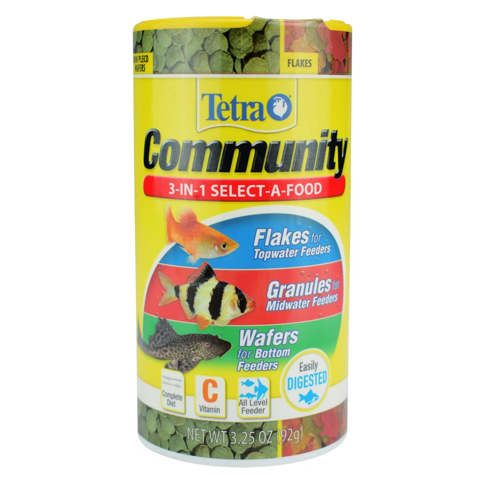Granules TetraMin pour le milieu, digestion efficace.