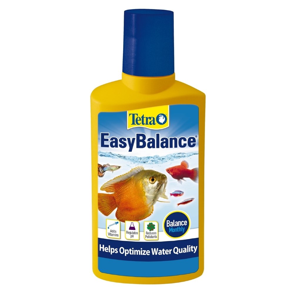 Tetra EasyBalance bouteille: aide à maintenir une eau stable pour poissons.