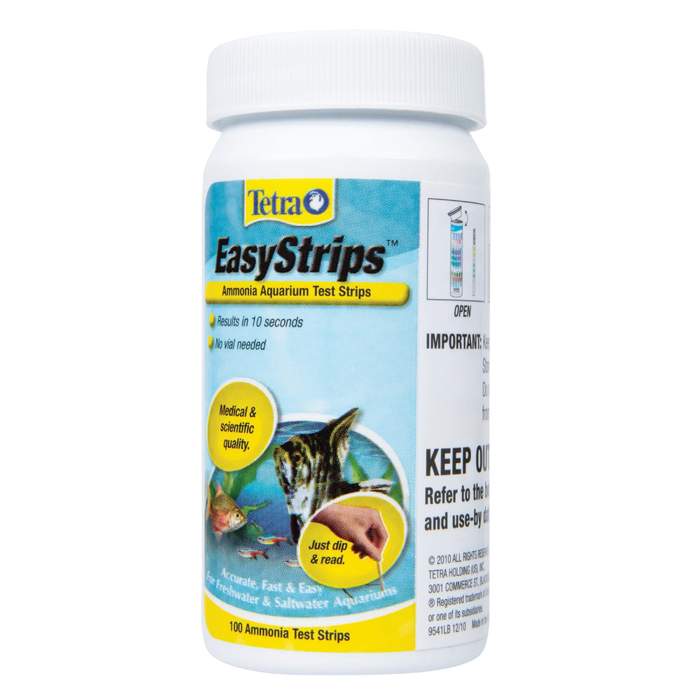 Tetra EasyStrips – utilisation simple lors de la mise en eau ou après un changement d'eau.