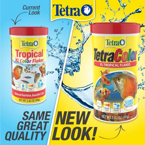 Nourriture équilibrée de la marque Tetra pour un régime quotidien des poissons.