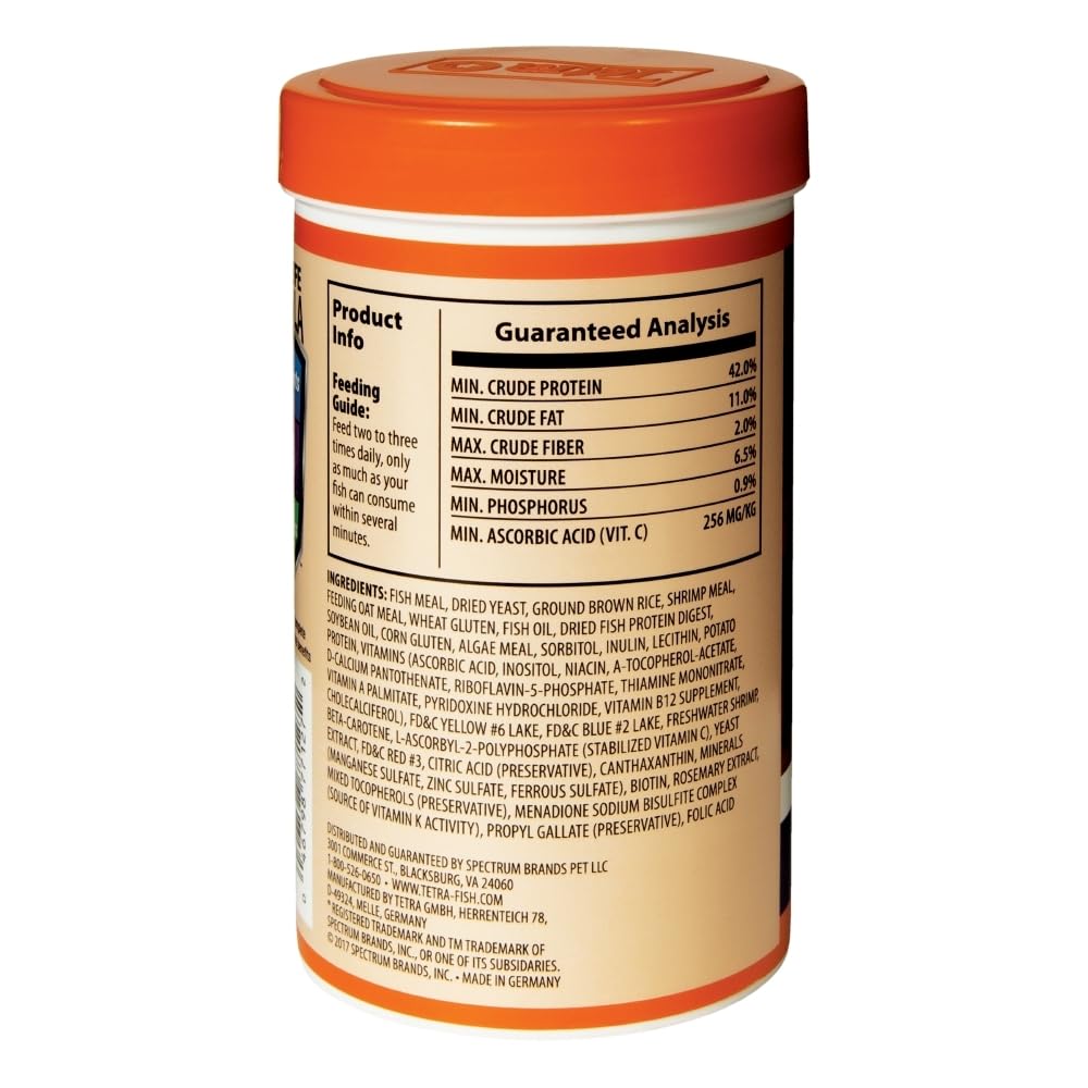 Tetra Goldfish Flakes dose quotidienne facile à mesurer pour nourrir vos poissons