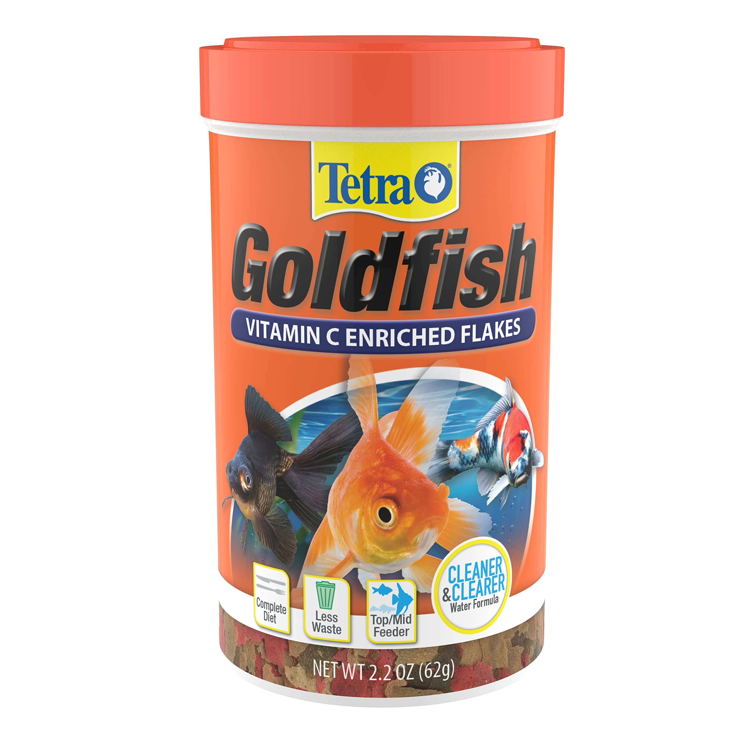 Tetra Goldfish Flakes emballage pratique facilitant l'alimentation quotidienne pour poissons rouges