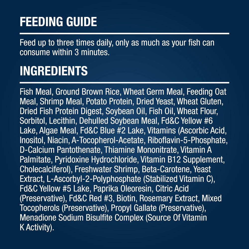 Tetra Pond Flakes: idéal pour des repas quotidiens jusqu’à trois fois par jour.