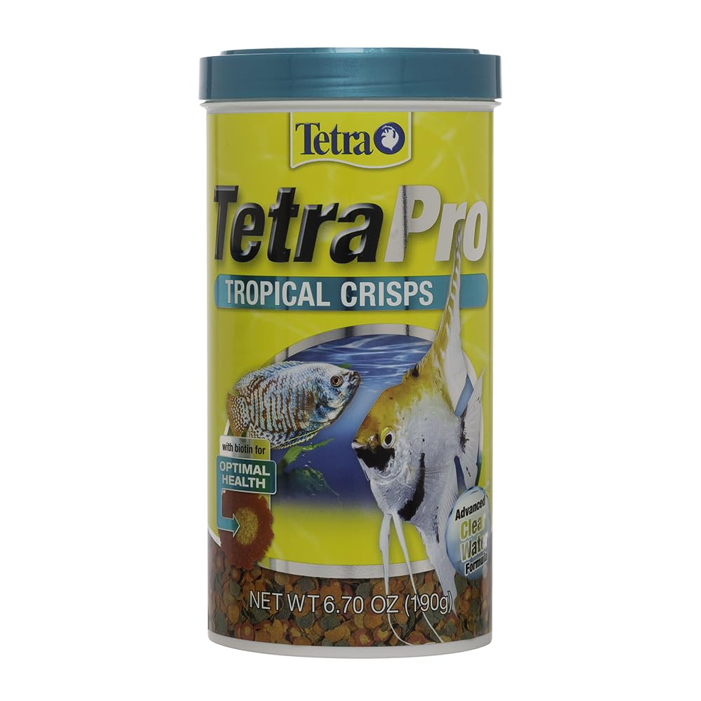 TetraPro Tropical Crisps, couleurs vives, nutrition avancée pour les poissons.