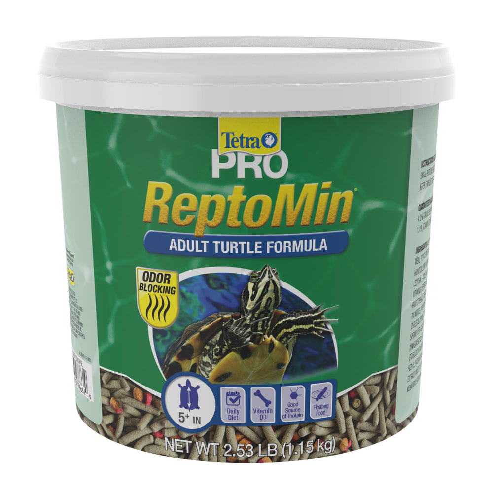 Tetra ReptoMin Pro Sticks pour tortue adulte, emballage visible et pratique.