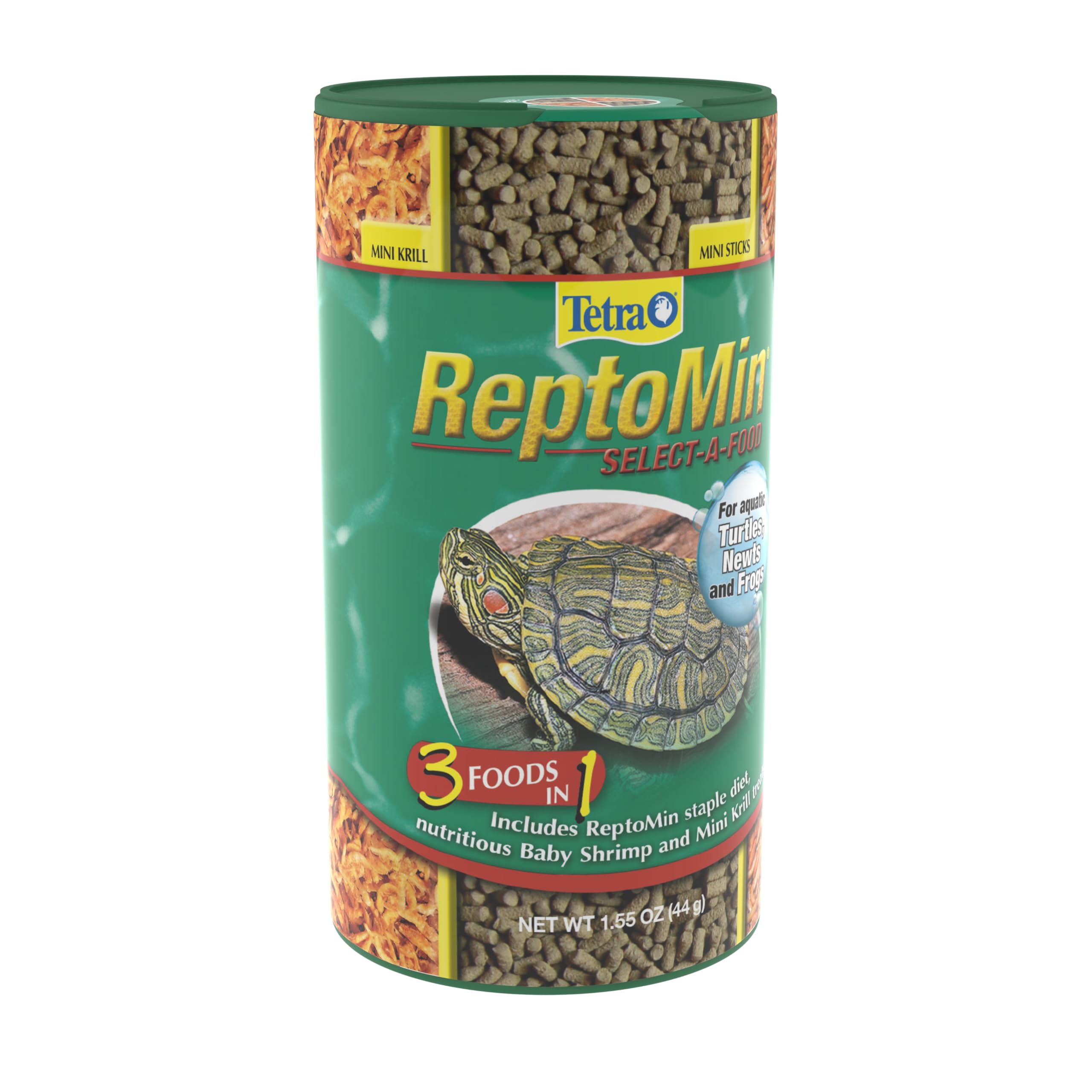Tetra ReptoMin Select-Food, crevettes petites comme source de variété pour tortues.