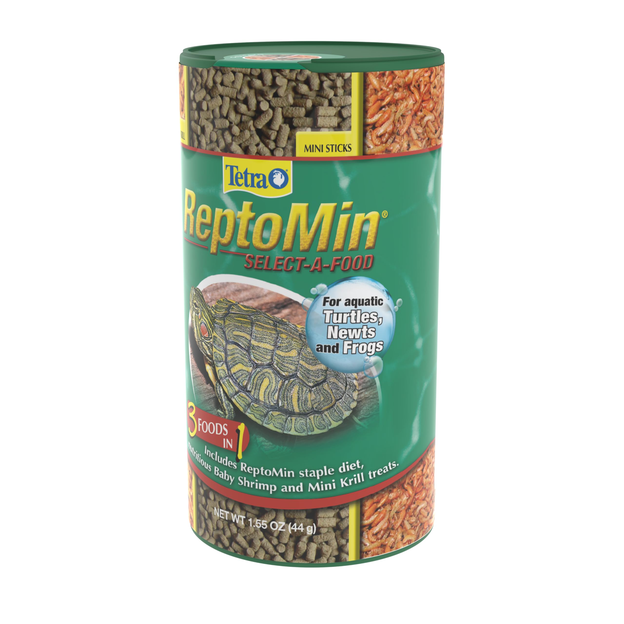 Tetra ReptoMin Select-Food, krill mini riches en nutriments pour reptiles et amphibiens.