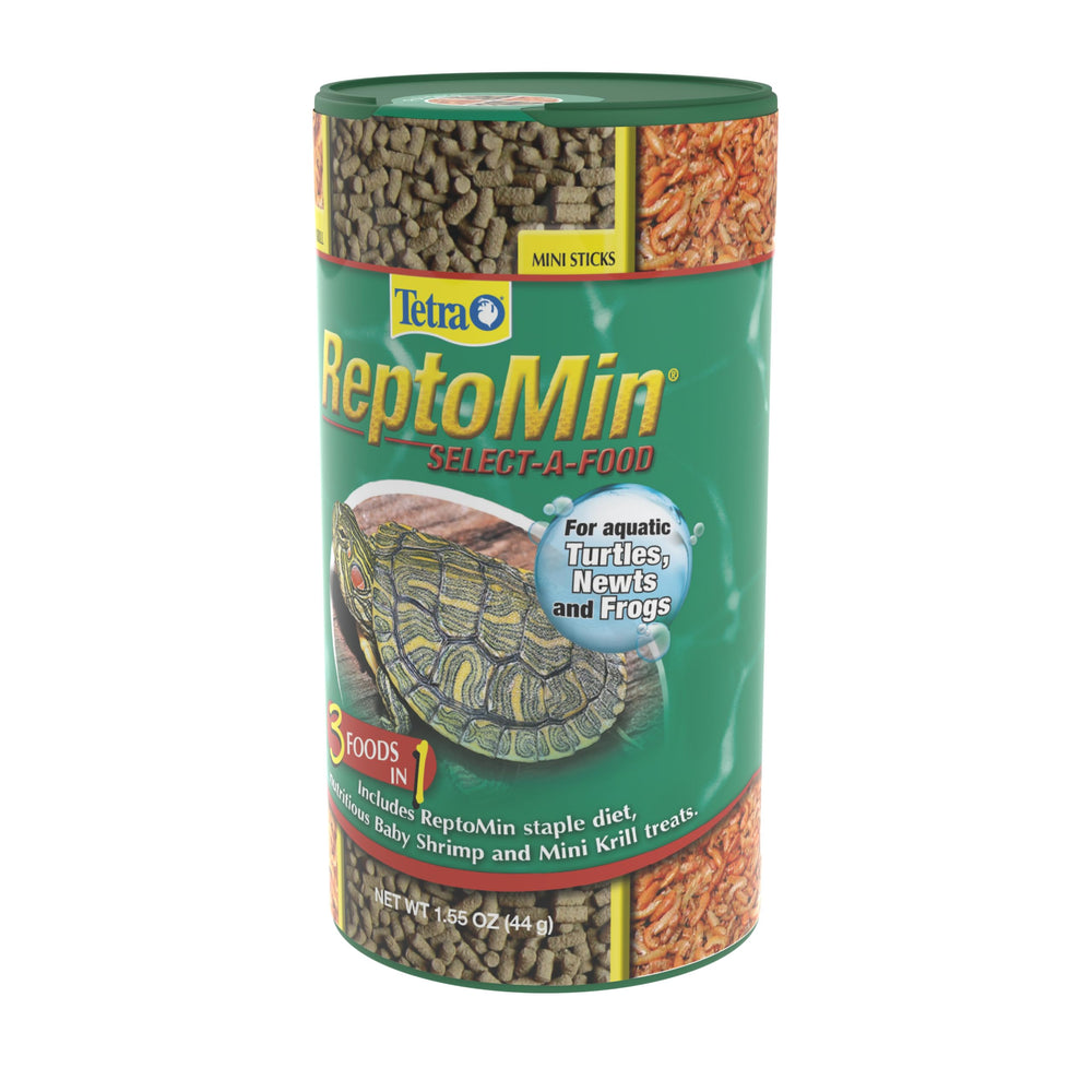 Tetra ReptoMin Select-Food, krill mini riches en nutriments pour reptiles et amphibiens.